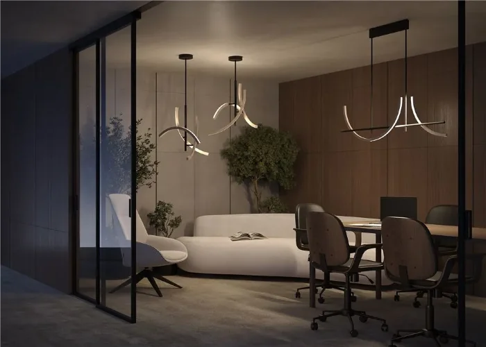 Подвесной светильник Wabi 2700-4000K 21Вт (Черный) - фото 8