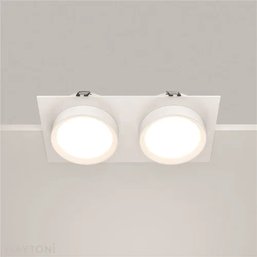 Встраиваемый светильник Hoop GX53 2x12Вт (Белый) - фото 6