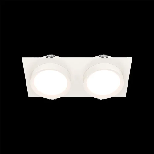 Встраиваемый светильник Hoop GX53 2x12Вт (Белый) - фото 8