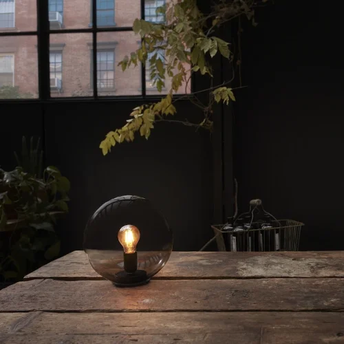 Светильник настольный 1*Е27 | Дымчато-серый | 1906 BUBBLE TABLE 250X245 | - LEDVANCE. Фото 4