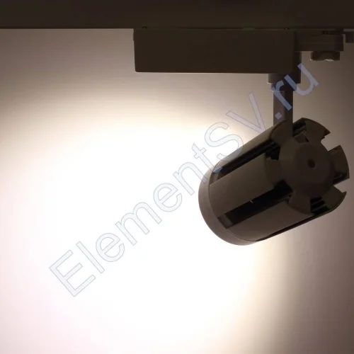 Светодиодный светильник трековый JH-GD001 4L 4L28 (30W, 220V, 15-60deg, day white, белый корпус) - фото 3.