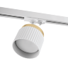 Трековый светильник WOLTA WTL-GX53/19WG под лампу GX53 Белый / Золотой MUSE - фото 1.