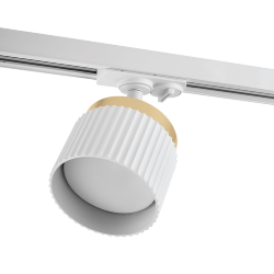 Трековый светильник WOLTA WTL-GX53/19WG под лампу GX53 Белый / Золотой MUSE