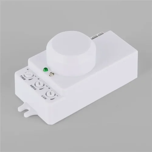 Микроволновый датчик движения 10м 1200W 360° IP20 Белый SNS-M-13 белый - фото 2