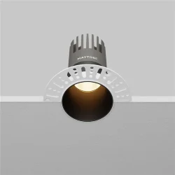 Встраиваемый светильник Омут+ / Dip 10 Вт 3000 К 50° (Черный) DL120-10W-3K-TRS-B