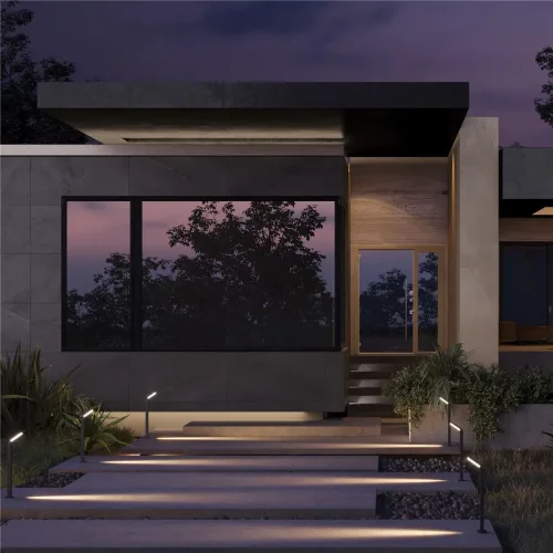 Ландшафтный светильник Paso 3000К 12Вт IP 54 (Черный) - фото 17