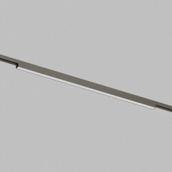Светильник для трека SHINE LINEAR со светодиодом, L601*W19*H27, 48V DC, 24W, RA?90, 3000K, IP20, темный никель, алюминий, Denkirs DK5752-DN