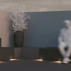 Подсветка для лестниц Bil 3000К 3Вт IP 54 (Черный)