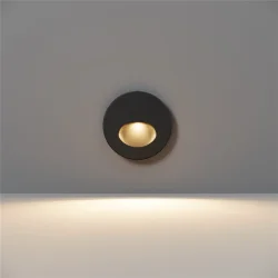 Подсветка для лестниц Бил / Bil 3000К 3Вт IP 54 (Черный) O015SL-L3B3K