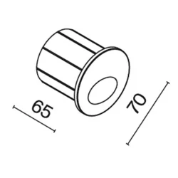 Подсветка для лестниц Бил / Bil 3000К 3Вт IP 54 (Черный) O015SL-L3B3K
