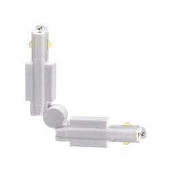 Соединитель гибкий угловой с токопроводом для однофазного трехжильного шинопровода «Novotech» 135020 (крепление к треку)