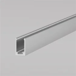 Профиль для гибкого неона 12x6 мм (алюминий, 1м) (Серебро)