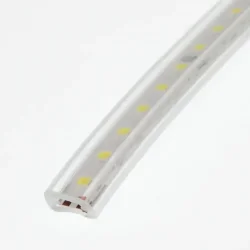 Светодиодная лента 220V, 2835 120 led, day white, 120F, IP68