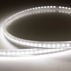 Светодиодная лента 220V, 2835 120 led, day white, 120F, IP68