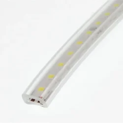 Светодиодная лента 220V, 2835 120 led, day white, 120F, IP68