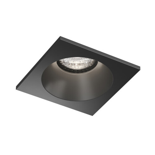 DK2131-BK Встраиваемый влагозащищённый светильник COVE, IP44, до 15 Вт LED, GU10, алюминий, чёрный. Фото 5