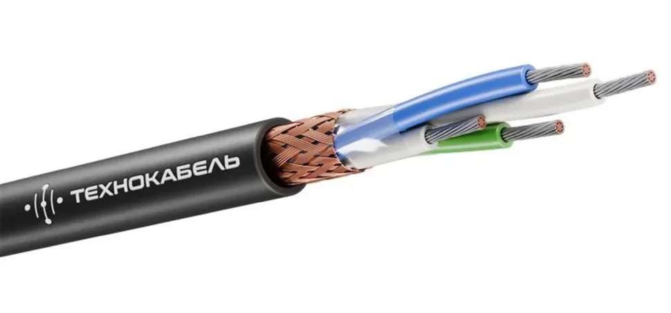 Кабель МКЭШВнг(А)-LS 2х2х0.75 500В (м) Технокабель 00-00155792 - фото