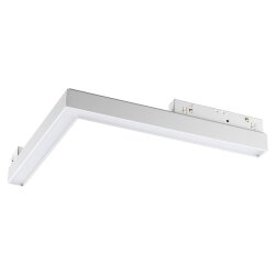 Трековый светильник L-образный для низковольного шинопровода «Novotech» 358605, серия: FLUM (крепление к треку)