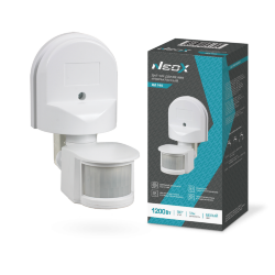 Датчик движения инфракрасный ДД 08Б 1200Вт 180 гр.12м IP44 белый NEOX