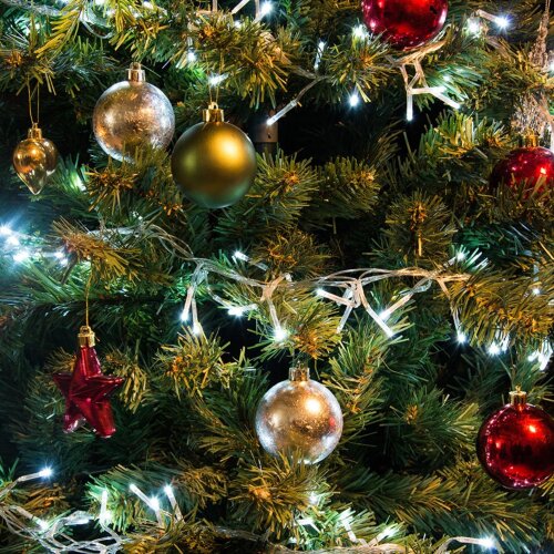 ULD-S0600-400-DTA WHITE IP20 FIRECRACKER Гирлянда светодиодная с контроллером Фейерверк, 6м, 400 светодиодов, Белый свет, Провод прозрачный - фото 7