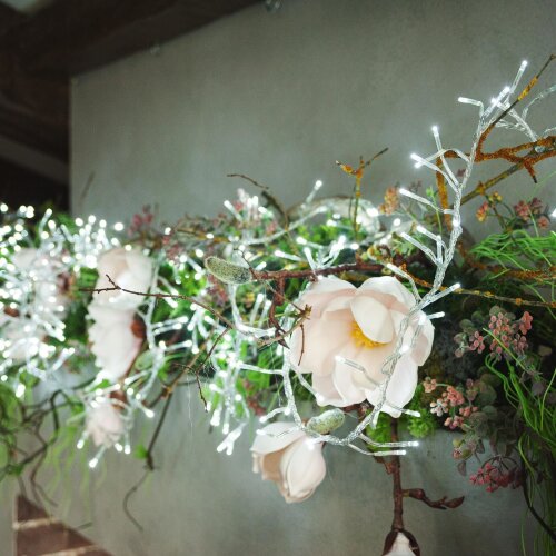 ULD-S0600-400-DTA WHITE IP20 FIRECRACKER Гирлянда светодиодная с контроллером Фейерверк, 6м, 400 светодиодов, Белый свет, Провод прозрачный - фото 8