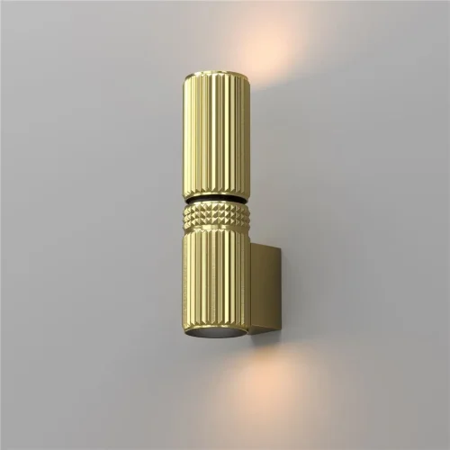 Настенный светильник (бра) Metropolis GU10х2 (Латунь) - фото 4