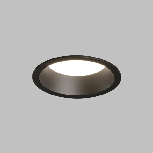 DK3103-BK Встраиваемый влагозащищенный светильник, IP 65, 10 Вт, GU5.3, LED, черный, пластик.