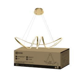 Светильник светодиодный ESTETIKA DALI-SM-90GL 90Вт 230В 3000-6500K 760х210x210мм 1.2м трос ДУ золото IN HOME