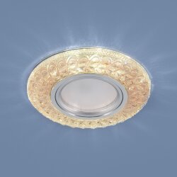 Встраиваемый точечный светильник со светодиодной подсветкой 2180 MR16 PK розовый (034165)