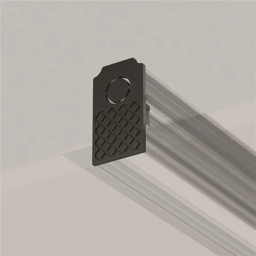 Заглушки к встраиваемому шинопроводу Exility 2 шт. черный (Черный) - фото 2