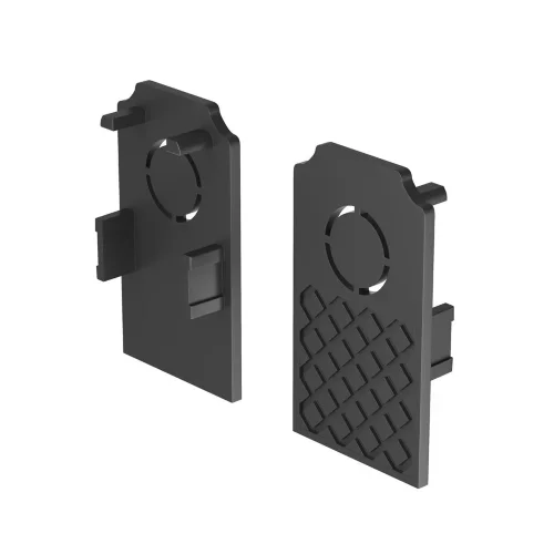 Заглушки к встраиваемому шинопроводу Exility 2 шт. черный (Черный) - фото
