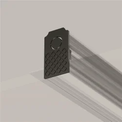 Заглушки к встраиваемому шинопроводу Exility 2 шт. черный (Черный) TRA034EC-42B