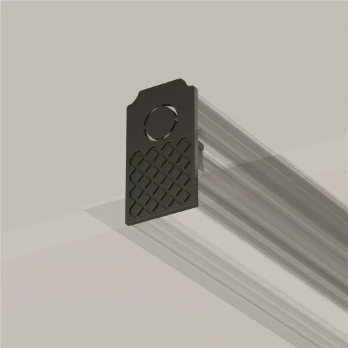 Заглушки к встраиваемому шинопроводу Exility 2 шт. черный (Черный) TRA034EC-42B - фото 2