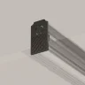 Заглушки к встраиваемому шинопроводу Exility 2 шт. черный (Черный) TRA034EC-42B - фото 2