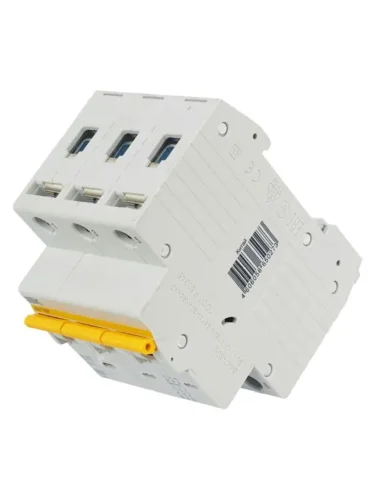 Выключатель автоматический модульный 3п C 32А 6кА ВА47-60M KARAT IEK MVA31-3-032-C - фото 6