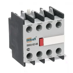 Приставка контактная ПК-03 лицев. доп. контакты 4НО DEKraft 24103DEK