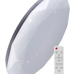 Светильник светодиодный PREMIUM DIAMOND 75Вт 230В 3000-6500К 6000лм IP40 500х90мм настенно-потолочный управляемый с пультом ДУ КОСМОС KSDiam75W