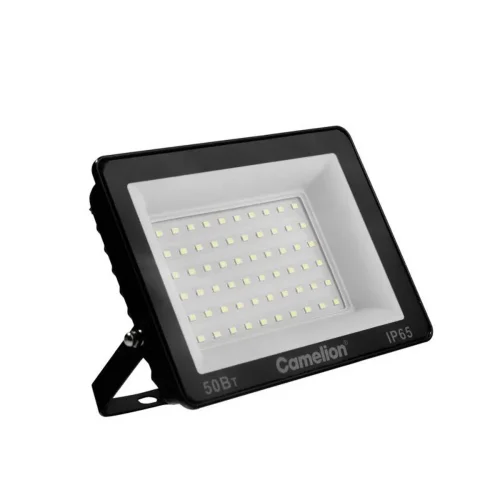 Прожектор LFL-5004 C02 (LED SMD 50Вт 5000лм 230В 6500К 153х136х30) черн. Camelion 16332 - фото