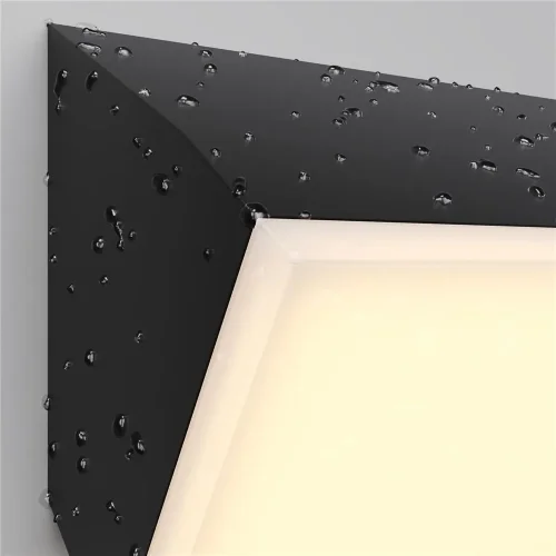 Настенный светильник (бра) Brick 3000K 20Вт IP 54 (Графит) - фото 12