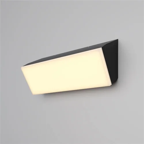 Настенный светильник (бра) Brick 3000K 20Вт IP 54 (Графит) - фото 2