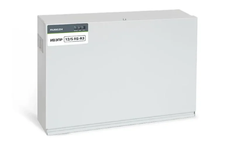 Источник вторичного электропитания резервированный адресный ИВЭПР 12/5 RS-R3 2х17 БР Рубеж Rbz-216606 - фото
