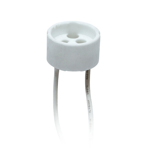 ULH-GU10-Ceramic-15cm Патрон керамический для лампы на цоколе GU10 - фото 1