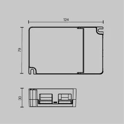 Источник тока DALI NFC DT8 65Вт 500-1500А (Белый) 721024