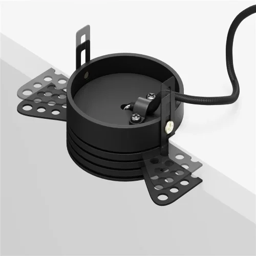 Основание для вывода провода подвесного светильника (Черный) - фото 4