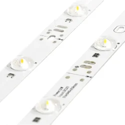 Линейка фронтальная светодиодная ELF 12SMD2835, 24В, 0.95м, с линзами 170гр, ,белый 6500-7000K