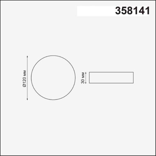 Встраиваемый светильник «Novotech» 358141, серия: MON. Фото 2.