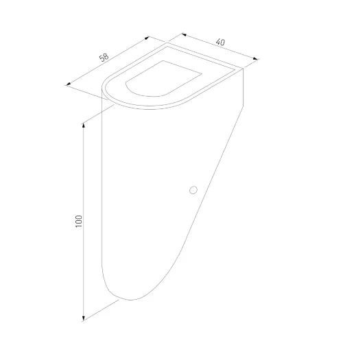 Уличная светодиодная подсветка для лестниц и дорожек 35168/D белый - фото 3