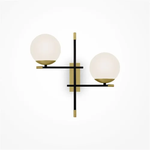 Настенный светильник (бра) Nostalgia E14х2 40Вт (Черный и Золото) - фото 9