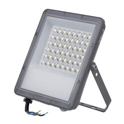 ULF-F51D-50W-6500K IP65 200-240V GREY Прожектор светодиодный, Дневной свет 6500K, Угол 90 градусов, Корпус серый, TM Uniel