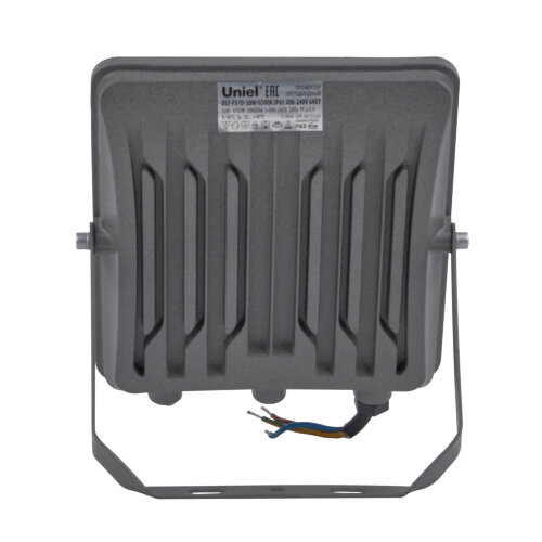 ULF-F51D-50W-6500K IP65 200-240V GREY Прожектор светодиодный, Дневной свет 6500K, Угол 90 градусов, Корпус серый, TM Uniel - фото 2